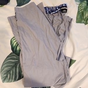 Grey New scrub pant without tags unisex Large